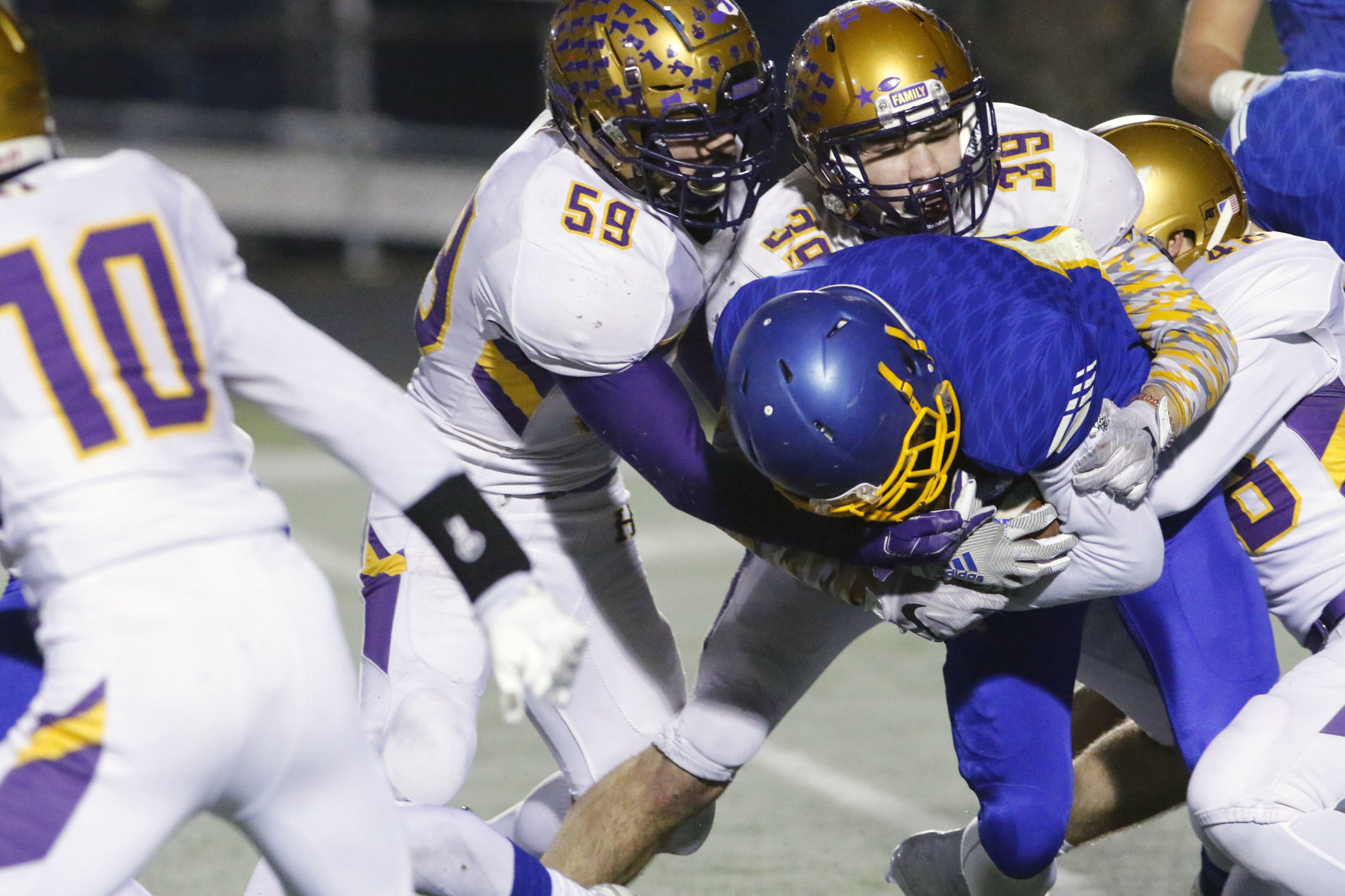 4A football semistate: Hobart vs. East Noble